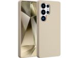 Samsung Galaxy S25 Ultra Sleeve - Silicone - Custodia/Copertura Morbida Accezz - Beige