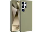 Samsung Galaxy S25 Ultra Covers - Silicone - Custodia Morbida Accezz/Copertura Posteriore - Verde