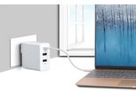 SYSTEM-S Quick Charge 2.0 Adattatore Di Ricarica Multipla 3 Volte 2X Ingresso Usb A 2.0 E 1X Ingresso Usb 3.1 Tipo C Alimentatore Caricatore Caricatore Rapido Stazione Di Ricarica