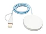SYSTEM-S Caricabatterie Wireless 15 W Cavo Stazione Di Ricarica 100 Cm Usb 3.1 Tipo C 2.0 A Adattatore Per Smartphone