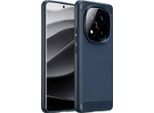 Xiaomi Redmi Note 14 Pro Plus Sleeve - Silicone - Imoshion Custodia Morbida/Copertura Posteriore - Blu Scuro