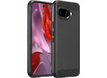 Google Pixel 9A Sleeve - Silicone - Custodia/Copertura Morbida Imoshion - Nero