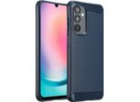 Samsung Galaxy A26 Sleeve - Silicone - Custodia/Copertura Morbida Imoshion - Blu Scuro