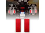 Adesivi Riflettenti Per Borse Moto Red 2 Pezzi