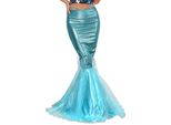 Maxi Gonna Da Donna A Sirena S - Costume Di Carnevale E Halloween - Gonna A Squame Di Pesce Da Sirena Glamour Per Cosplay E Feste