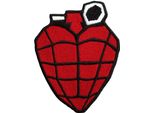 Green Day - Grenade - Toppa Da Stirare, Tessuto RO12859 (Taglia Unica) (Rosso/Nero/Bianco)