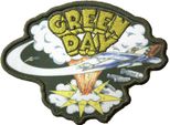 Green Day - Scollo - Toppa "Dookie"" Applicata Con Il Ferro - Poliestere RO12868 (Taglia Unica) (Verde/Giallo)"