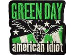 Green Day - Wings - Toppa Da Stirare "American Idiot"", Tessuto RO12870 (Taglia Unica) (Nero/Verde/Bianco)"