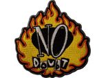 No Doubt - Flames - Toppa Da Stirare, Tessuto RO12871 (Taglia Unica) (Giallo/Bianco/Nero)