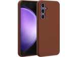 Samsung Galaxy S23 Fe Sleeve - Silicone - Custodia Morbida Accezz/Copertura Posteriore - Marrone
