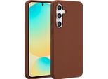 Samsung Galaxy S24 Fe Cover - Silicone - Custodia Morbida Accezz/Copertina Posteriore - Marrone
