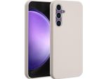 Custodia Samsung Galaxy S23 Fe - Silicone - Custodia Morbida Accezz/Copertura Posteriore - Beige