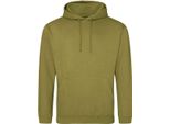 Awdis - Felpa Con Cappuccio "College"" Per Uomo/Donna Unisex PC4207 (Xl) (Verde Cachi)"
