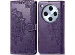 Oppo Find X8 Pro Sleeve - Pelle Finta - Flip Cover Imoshion - Viola
