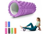Mobiclinic Fitness, Rullo Fascia, Fitroller, Schiuma Ed Eva, 14X33 Cm, Pilates, Yoga, Per Tutto Il Corpo, Rullo Massaggiante, 3 Livelli Di Intensità