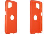 Caseroxx Custodia Protettiva In Tpu Compatibile Con Crosscall Stellar-M6 / M6E, Custodia In Gomma Per Cellulare Rossa