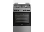 Beko FBE62120XD Küchenherd Freistehender Herd A Elektro Gaskochfeld Edelstahl