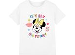 Disney - Maglietta "È Il Mio Compleanno"" Per Bambini TV4902 (104) (Bianco)"