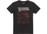Dungeons & Dragons - Maglietta Da Uomo TV5003 (4XL) (Nero)