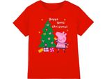 Peppa Pig - Maglietta Per Bambini TV5029 (152-158) (Rosso)