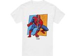 Spider-Man - Maglietta Da Uomo TV5042 (L) (Bianco)
