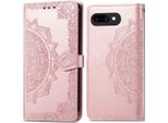 Google Pixel 9A Sleeve - Pelle Finta - Flip Cover Imoshion - Oro Rosa