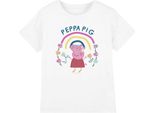 Peppa Pig - Maglietta Per Bambini TV5156 (104) (Bianco)
