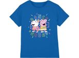 Peppa Pig - Maglietta "Dance Squad"" Per Bambini TV5161 (116) (Blu Reale)"