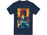 Deadpool & Wolverine - Maglietta "Best Bubs"" Da Uomo TV5225 (Xl) (Blu Navy)"