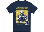 Deadpool & Wolverine - Maglietta "Holy Snikt"" Da Uomo TV5229 (Xxl) (Blu Navy)"