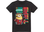 Despicable Me 4 - Maglietta "No Job Too Small"" Da Uomo TV5244 (M) (Nero)"
