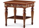 Casa Padrino Tavolino Barocco Marrone Scuro/Oro H. 60 Cm - Mobili Barocchi - Italy