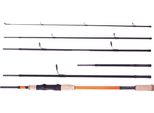 Shimano Stc Ax Travel Spinning Multi Length, 2.1M, 6.89Ft, 7-21G, 6 Pezzi, Canna Da Pesca Da Viaggio, Mediamente Leggera, STCAXMU2124ML