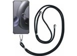Custodia Per Motorola Edge 30 Neo Trasparente Antiurto Con Cordino Universale Staccabile - Custodia In Silicone Antiurto Con Cordino - Smartphonics