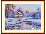 Merejka K-240 La Prima Neve Kreuzstich Kit Stickpackung