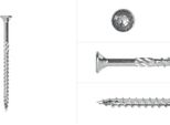 Viti Per Pannelli Truciolari Zincate 5 X 80 Mm Torx 25 A Filettatura Parziale - Confezione Da 200 Viti