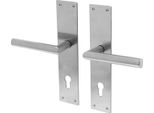 Maniglie Per Porte In Acciaio Inox Lavuzo Nuoro - Maniglie Con Piastra PC72 - Per Set