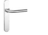 Maniglie Per Porte Lavuzo Oristano In Acciaio Inox Con Piastra Arrotondata - Per Set