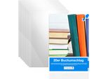 20X Copertine Per Libri Trasparenti E Trasparenti E Copertine Per Quaderni - Din A4 - Ideali Per Proteggere Libri, Quaderni, Libri Di Scuola E Quaderni