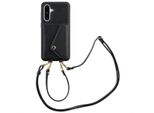 Samsung Galaxy A56/Samsung Galaxy A36 Case - Ecopelle - Selencia Hard Case/Sleeve Con Cinturino/Cover Posteriore - Nero