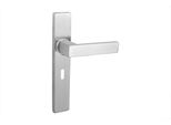 Maniglia Per Porta Lavuzo Imperio In Acciaio Inox Con Piastra Rettangolare SL56 - Per Set