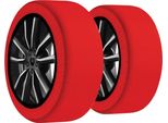 Dac | Calze Da Neve - 275/40 R17 - 2 Pezzi - Catena Da Neve Tessile Per Pneumatici - Omologata - Dac Active Series 3D - Misura L
