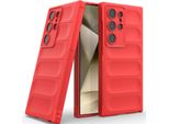 Custodia Per Samsung Galaxy S25 Custodia Protettiva Ultra Morbida In Silicone Tpu Antiurto Rosso