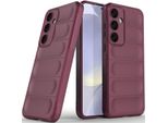 Custodia Per Samsung Galaxy S25 Fe Custodia Protettiva In Silicone Tpu Morbido Antiurto Maroon