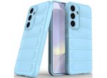 Custodia Per Samsung Galaxy S25 Fe Custodia Protettiva In Silicone Tpu Morbido Antiurto Blu