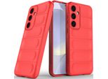 Custodia Per Samsung Galaxy S25 Fe Custodia Protettiva In Silicone Tpu Morbido Antiurto Rosso
