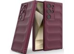 Custodia Per Samsung Galaxy S25 Custodia Protettiva Ultra Morbida In Silicone Tpu Antiurto Maroon
