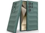 Custodia Per Samsung Galaxy S25 Ultra Soft Tpu Silicone Antiurto Custodia Protettiva Verde
