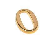 Numeri Autoadesivi Per Porte - Adesivi Numero Civico 0-9 - Numeri Indirizzo Casa - Indirizzo Casa - 5 Centimetri Colori Dorati (Cifra Zero)