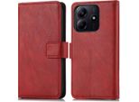 Imoshion Cover Per Telefoni Cellulari Per Xiaomi Redmi Note 14 5G - Flip Flap Cover Bookcase Flip - Rosso Rosso